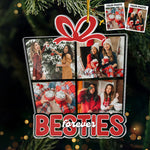 Custom Photo Christmas Gifts for Sisters - Personalized Ornament