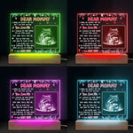 Custom Ultrasound Photo Pregnancy Gifts for Moms - Personalized 3D LED Light