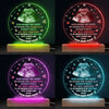 Custom Photo Love And Kisses - Family Personalized Custom Round Shaped 3D LED Light - Christmas Gift For First Parents