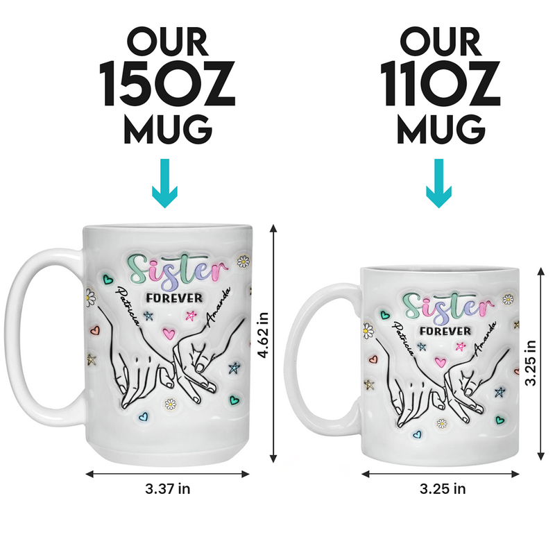 Bestie Forever Friendship Gifts for Best Friends - Mugs