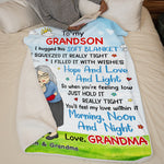 Custom Name Grandma Gifts for Granddaughter - Personalized Blanket
