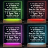 You Are The World To Our Family - Family 3D LED Light - Father's Day, Birthday Gift For Dad