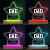 Our Five-Star Papa - Family Personalized Custom 3D LED Light - Father's Day, Birthday Gift For Dad
