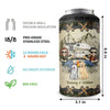 You & Me & The Dogs - Camping Personalized Custom 4 In 1 Can Cooler Tumbler - Gift For Husband Wife, Camping Lovers, Pet Owners, Pet Lovers