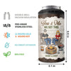 Husband And Wife Drinking Buddies For Life - Camping Personalized Custom 4 In 1 Can Cooler Tumbler - Gift For Husband Wife, Camping Lovers