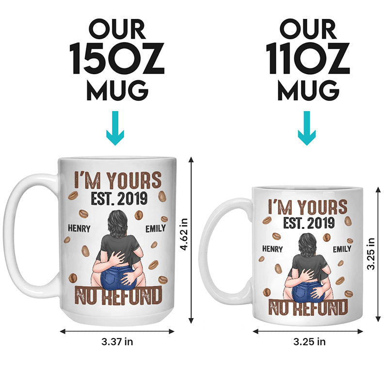 You’re Hot And Constantly Inside Me - Couple Personalized Custom Mug - Gift For Husband Wife, Anniversary