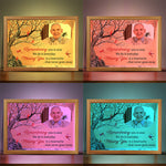 Custom Photo Memorial Remembrance Decor - Personalized Frame Light Box