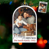 Custom Photo All Hearts Come Home For Christmas - Family Personalized Custom Ornament - Acrylic Custom Shaped - Christmas Gift For Family Members
