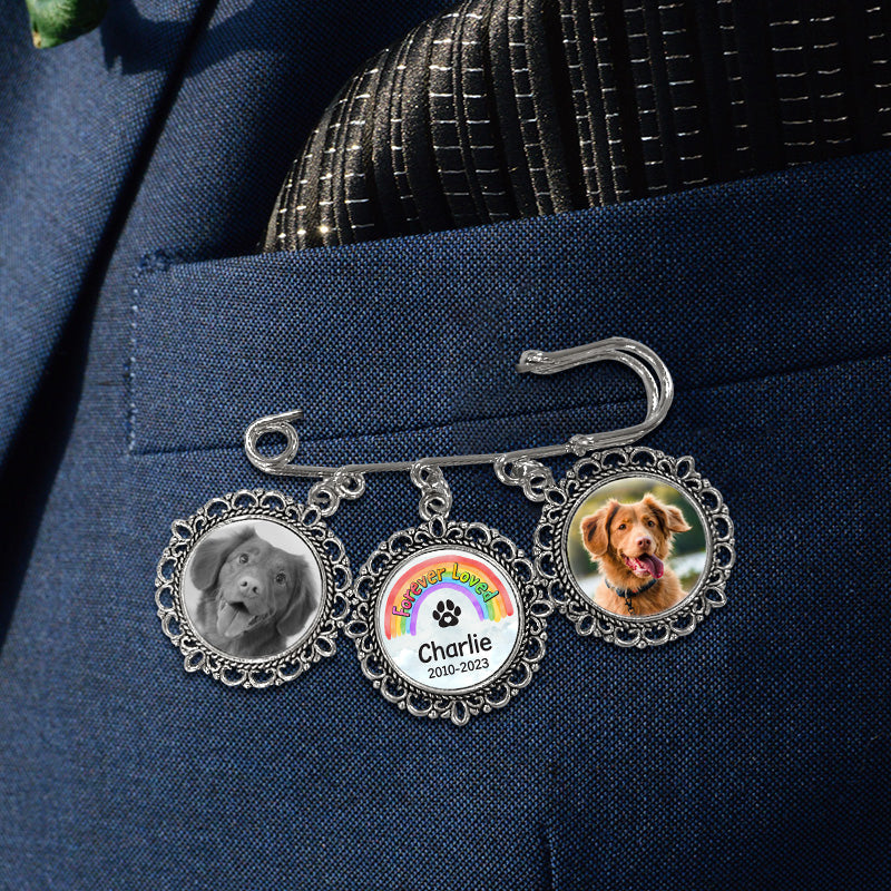 Custom Pet Name Memorial Gifts - Personalized Memorial Lapel Pin