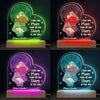 I Love You More Than All The Stars In The Sky - Couple Personalized Custom Heart Shaped 3D LED Light - Gift For Husband Wife, Anniversary