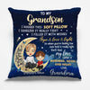 When You're Feeling Low Just Hold It Really Tight - Family Personalized Custom Pillow - Gift From Grandma