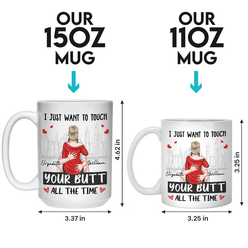 Custom Name Funny Couple Promise Gifts - Personalized Mugs