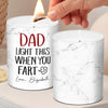 Light This When You Fart Daddy - Family Personalized Custom Smokeless Scented Candle - Father's Day, Birthday Gift For Dad, Grandpa