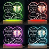 Custom Photo Forever Missed - Memorial Personalized Custom Infinity Heart Shaped 3D LED Light - Sympathy Gift For Pet Owners, Pet Lovers