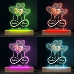 Custom Photo I Love You Couple Gifts - Personalized 3D LED Light
