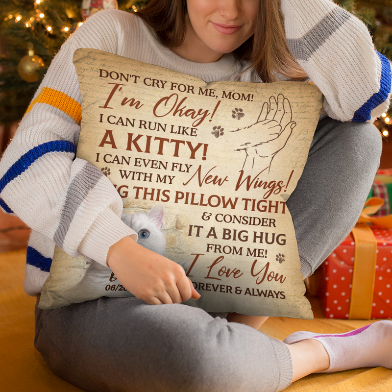 Custom Pet Photo Memorial Gifts for Dog Lovers - Personalized Pillow