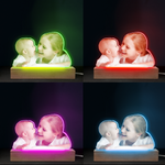Custom Photo Mother and Baby Gifts - Personalized 3D LED Light