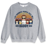 Custom Name Daddy Family Gifts for Dad - Personalized Apparel