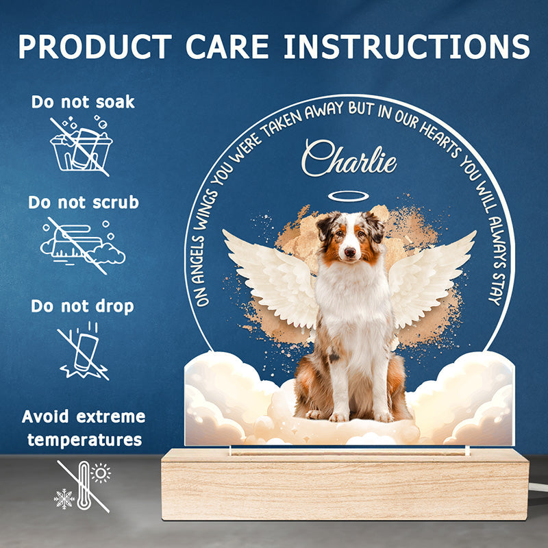 Custom Name Pet Memorial Gifts - Personalized 3D LED Light