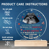 Custom Photo Love And Kisses - Family Personalized Custom Round Shaped 3D LED Light - Christmas Gift For First Parents