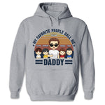 Custom Name Daddy Family Gifts for Dad - Personalized Apparel