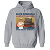 I Like Bourbon And My Smoker - Family Personalized Custom Unisex T-shirt, Hoodie, Sweatshirt - Father's Day, Birthday Gift For Dad
