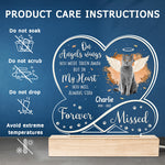 Custom Cat Memorial Gifts - Personalized 3D LED Light