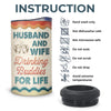 Husband And Wife Drinking Buddies For Life We Got This - Camping Personalized Custom 4 In 1 Can Cooler Tumbler - Gift For Husband Wife, Camping Lovers