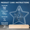 Five Star Dad Of Us - Family Personalized Custom Five Star Shaped 3D LED Light - Father's Day, Birthday Gift For Dad