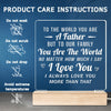 You Are The World To Our Family - Family 3D LED Light - Father's Day, Birthday Gift For Dad