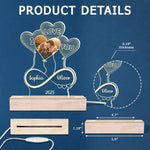 Custom Photo I Love You Couple Gifts - Personalized 3D LED Light