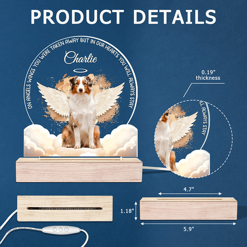 Custom Name Pet Memorial Gifts - Personalized 3D LED Light