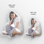 Custom Photo Portrait Gifts - Personalized Shaped Pillow