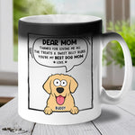 Custom Name Dog Mom Gifts for Women - Personalized Mugs