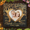 Custom Photo My Favorite Place In All The World - Couple Personalized Custom Rock Slate - Gift For Husband Wife, Anniversary