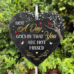 Memorial Bird Garden Decor for Loved Ones - Garden Slate