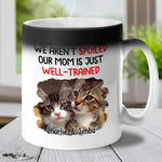 Custom Cat Name Funny Gifts for Cat Moms - Personalized Mugs