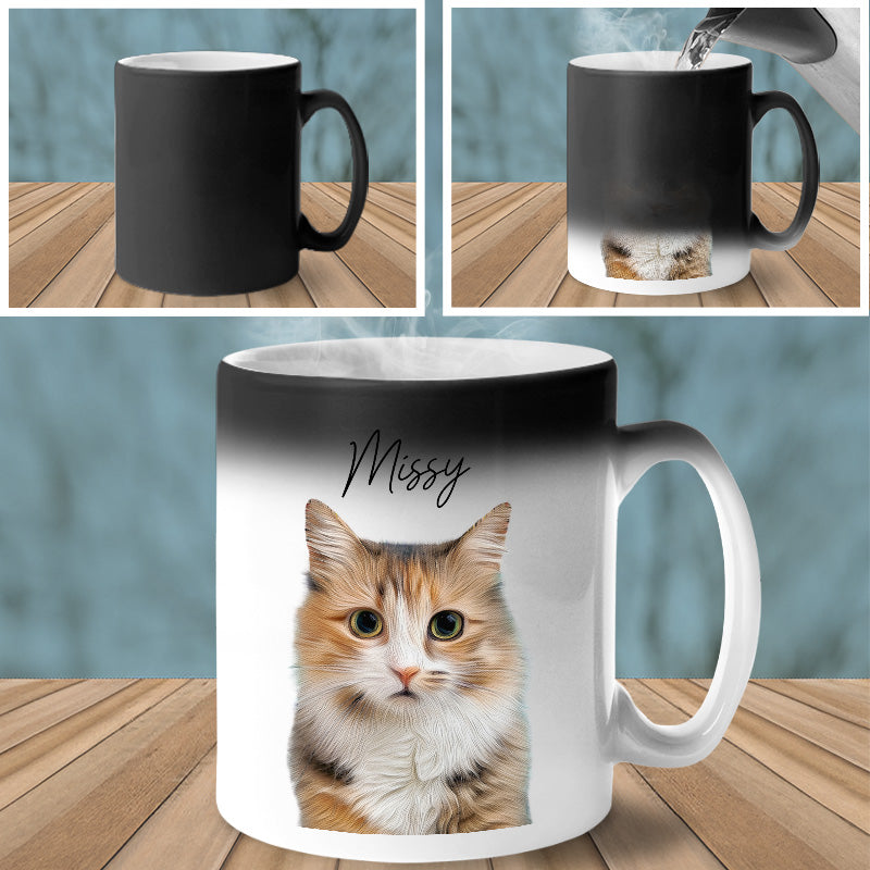Custom Name Cat Gifts for Cat Lovers - Personalized Mugs