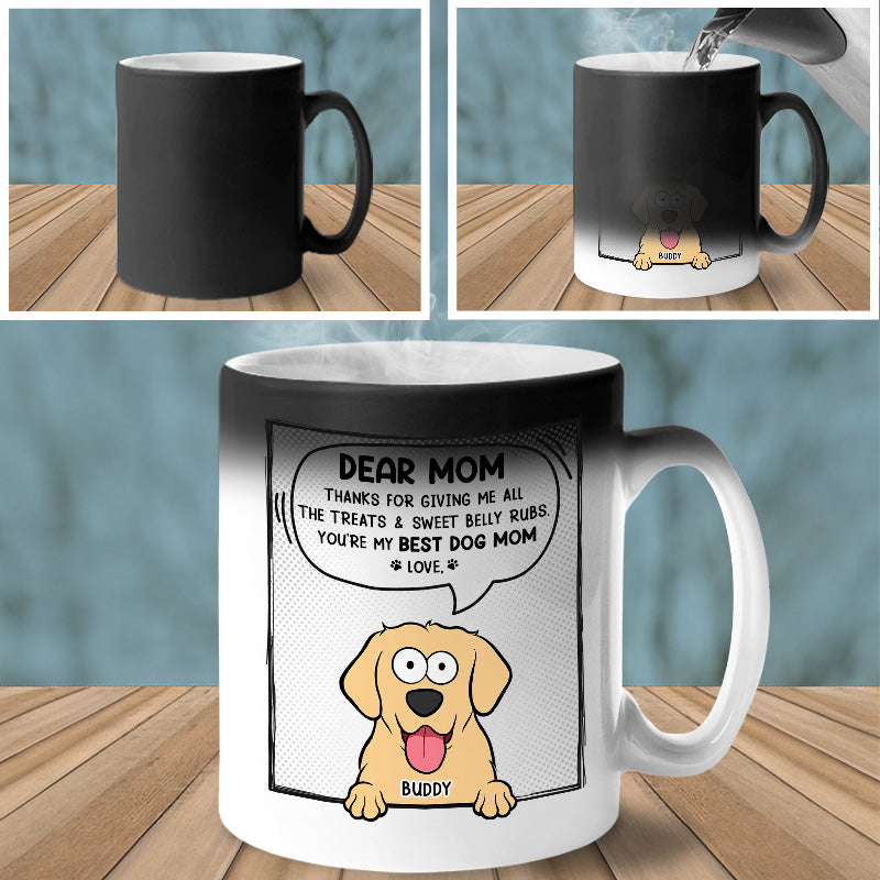 Custom Name Dog Mom Gifts for Women - Personalized Mugs