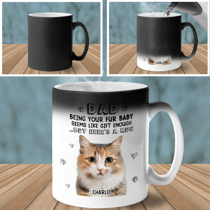 Custom Cat Dad Pet Name Gifts - Personalized Mug