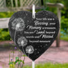 You Are Always My Beloved One - Memorial Garden Slate & Hook - Sympathy Gift For Family Members