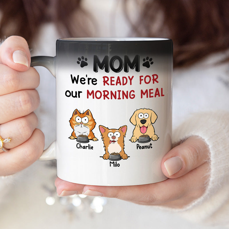 Custom Name Pet Mom Gifts for Cat and Dog Lovers - Personalized Mugs