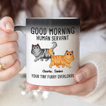 Custom Name Funny Cat Gifts for Cat Lovers - Personalized Mugs