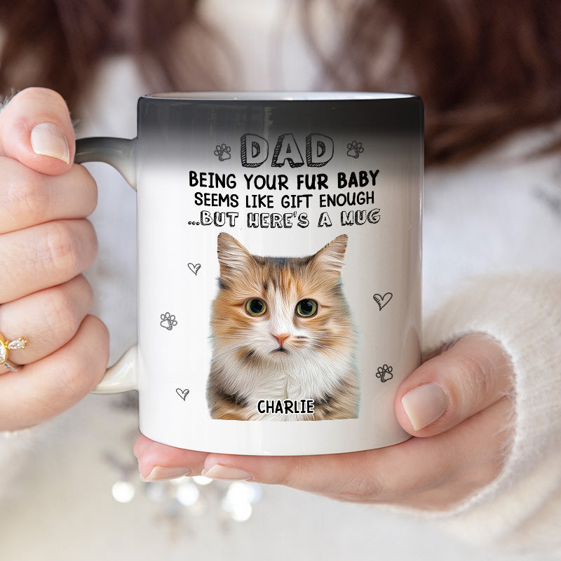 Custom Cat Dad Pet Name Gifts - Personalized Mug