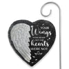Not Ready To Let You Leave - Memorial Garden Slate & Hook - Sympathy Gift For Family Members