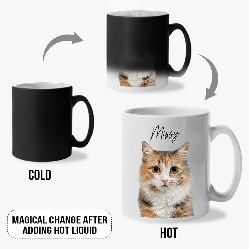 Custom Name Cat Gifts for Cat Lovers - Personalized Mugs