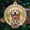 Custom Photo A Dog’s Love Is Forever - Memorial Personalized Custom Ornament - Wood Custom Shaped - Christmas Gift, Sympathy Gift For Pet Owners, Pet Lovers