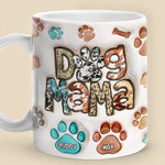 Custom Name Dog Mama Gifts for Dog Lovers - Personalized Mug