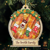 The Joy Of Christmas - Family Personalized Custom Ornament - Acrylic Snow Globe Shaped - Christmas Gift For Family Members