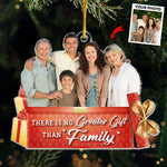 Custom Family Photo Christmas Gifts - Personalized Ornament